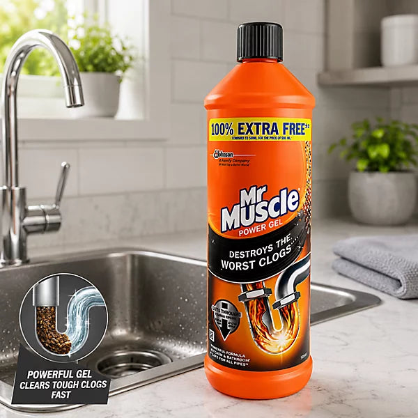 Mr Muscle Kitchen & Bathroom Drain Gel