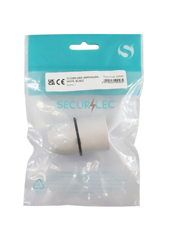 Securlec T2 Cord Grip Lampholder White - Default Title