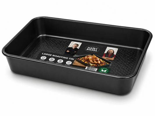 Hairy Bikers Bakeware 35cm Large Roasting Pan – Non-Stick Black
