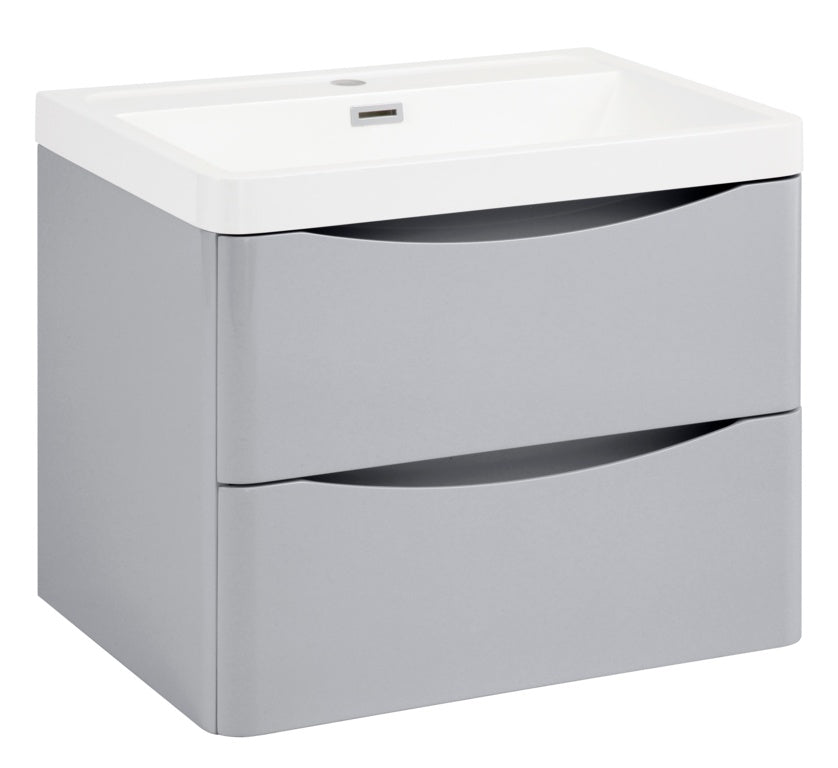 Ocata Grey Wall Hung Vanity Unit