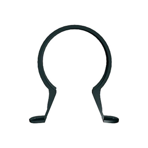 Mini Flow Downpipe Clip Black