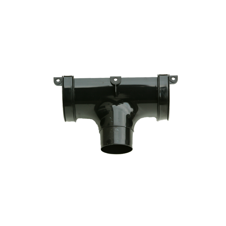 Rainwater Round Running Outlet Black