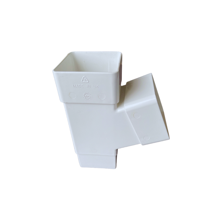 Rainwater 112.5° Square Branch White