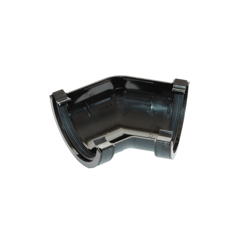 Rainwater 135° Round Angle Black