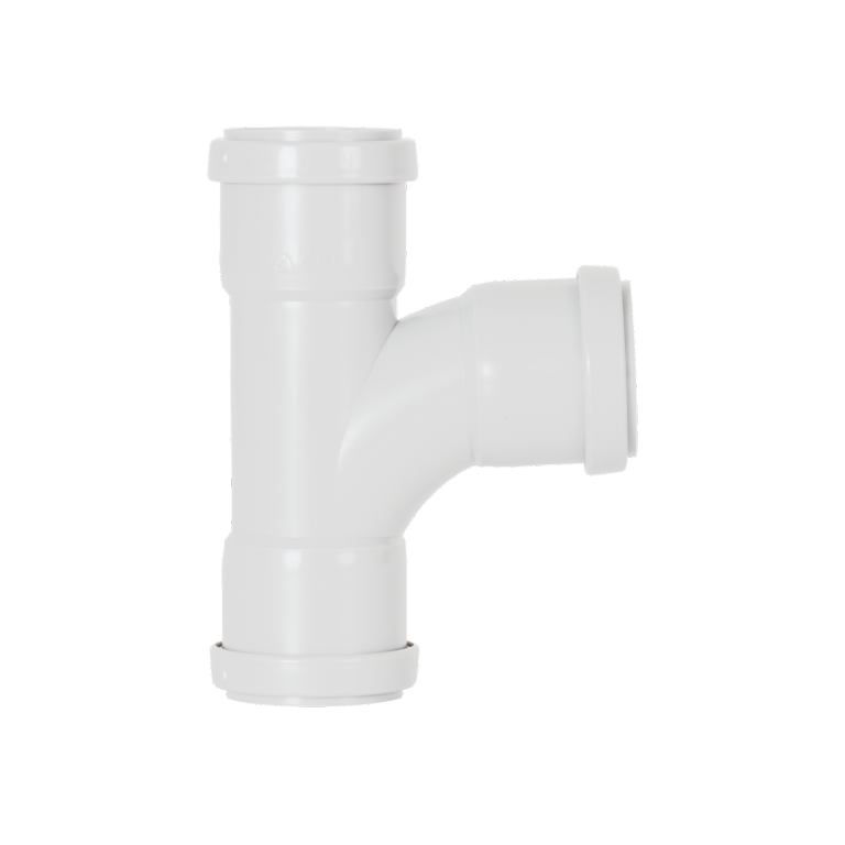 Push Fit Swept Tee 91.25° White