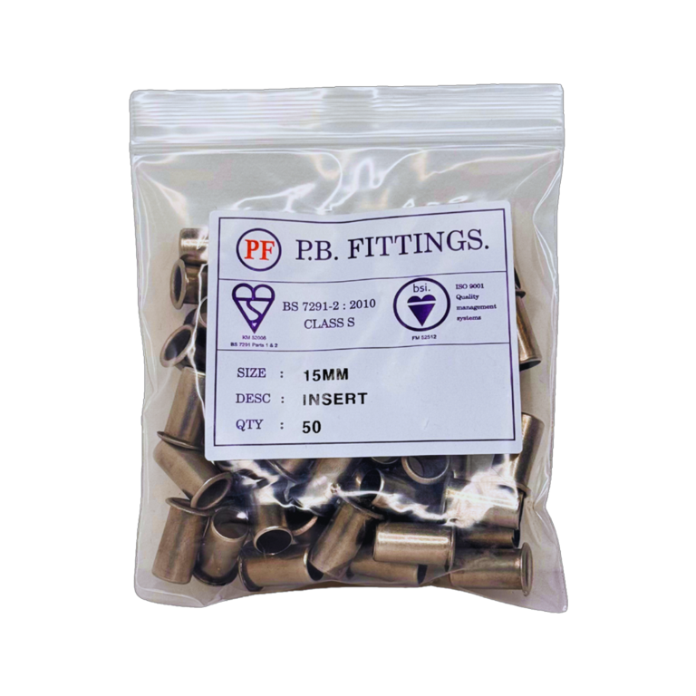 Push-Fit Univ Pipe Insert 15mm