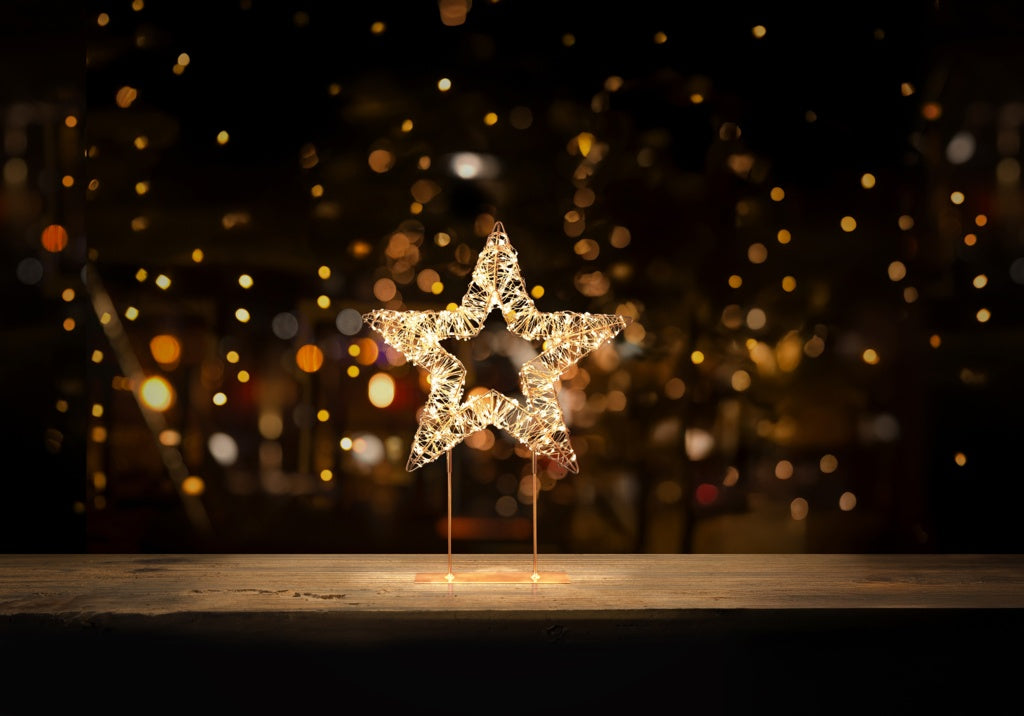 Premier Gold Table Top Star 720 LEDs - 45cm