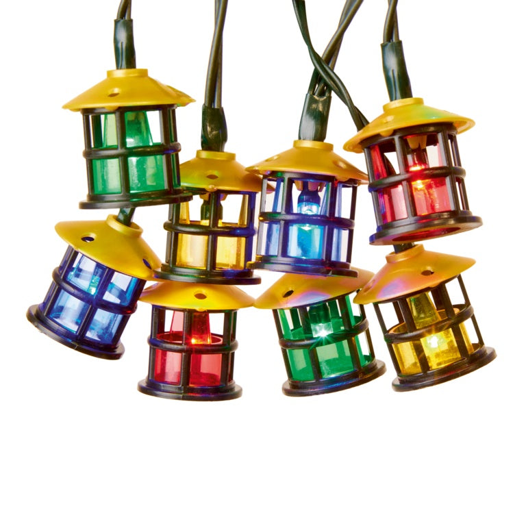 Premier Retro Light Set With Lantern Cap & Timer - 80 LED