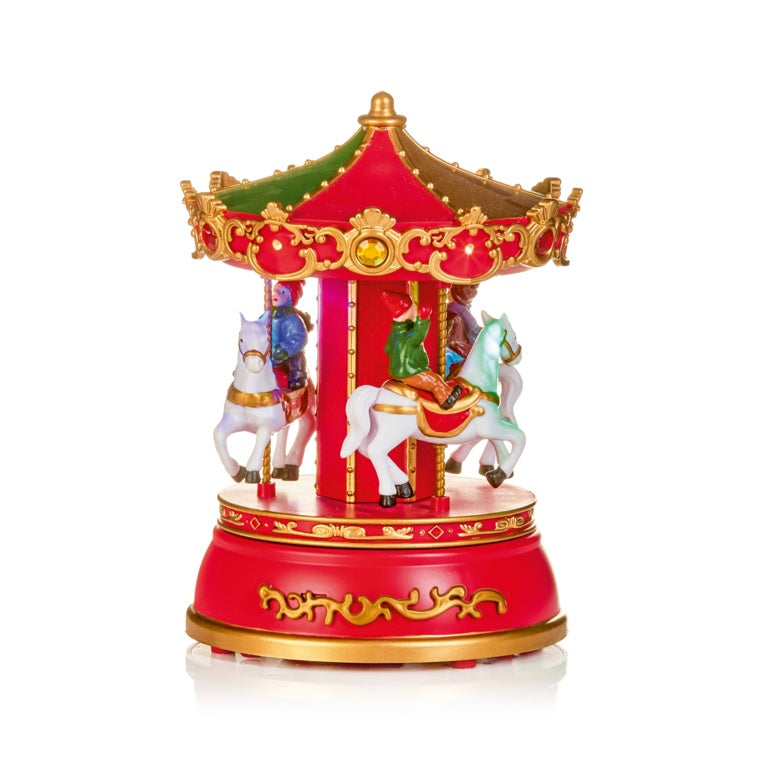 Premier Bo Lit Animtd Musical Carousel - 18.5cm