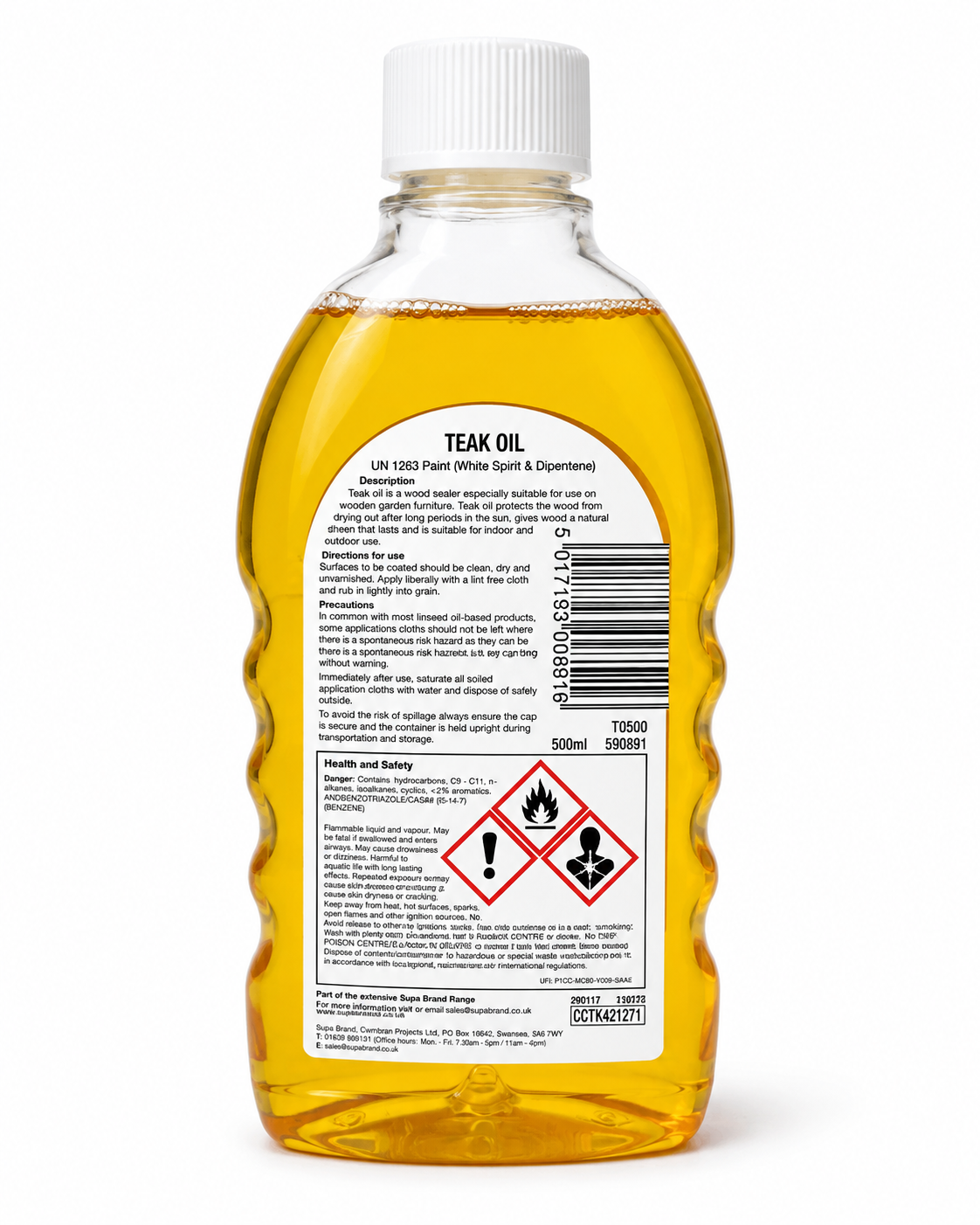 SupaDec Teak Oil 500ml – Wood Treatment & Protection