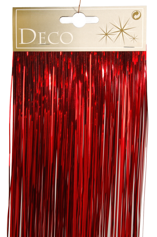 Kaemingk Shiny Lametta 50 x 40cm - Red