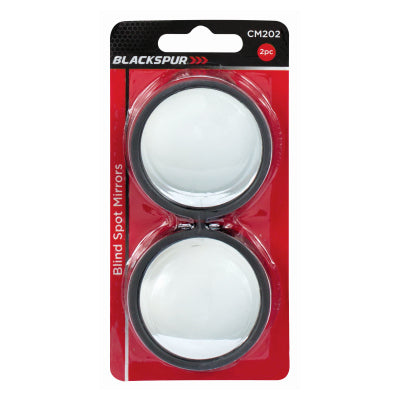 Blackspur 2PC Blind Spot Mirrors BB-CM202 – Universal 2" Convex Car Wing Mirror Set