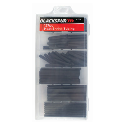 Blackspur 127PC Heat Shrink Tubing Set BB-CT114 – Electrical Wire & Cable Insulation Sleeves
