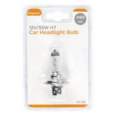 Kingavon H7 Car Headlight Bulb 12V 55W BB-HL129 – Replacement Halogen Headlamp Bulb
