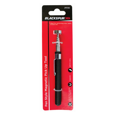 Blackspur Pen Style Magnetic Pick Up Tool BB-PT111 – Extendable 135–595mm Retrieval Magnet