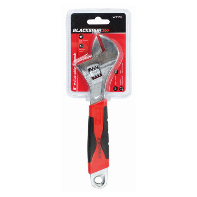 Blackspur 8 Inch Power Grip Adjustable Wrench