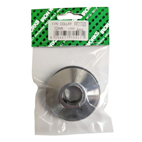22mm pipe Collar Chrome (2 PACK )