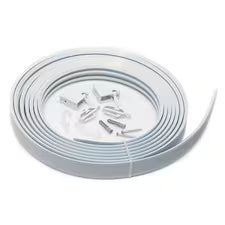 Woodside PVC Coiled White Track
