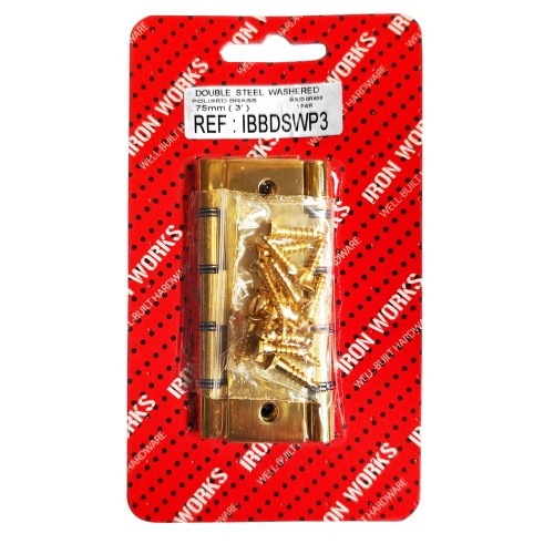 3" DSW Polished Solid Brass