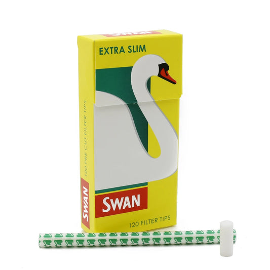 Swan Extra Slim Filter Tips 120 Pack – 5.4mm x 15mm RYO Filters