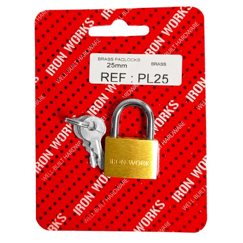 25mm Brass Padlock