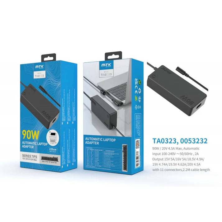 MTK 90W AUTOMATIC LAPTOP ADAPTER TA0323