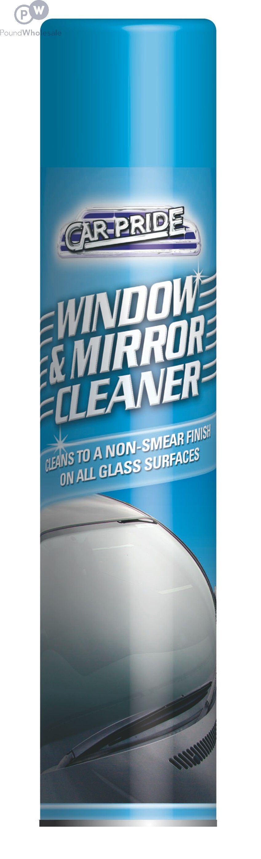 Car Pride Window & Mirror Cleaner 300ml – Non-Smear Glass Cleaner 00444A