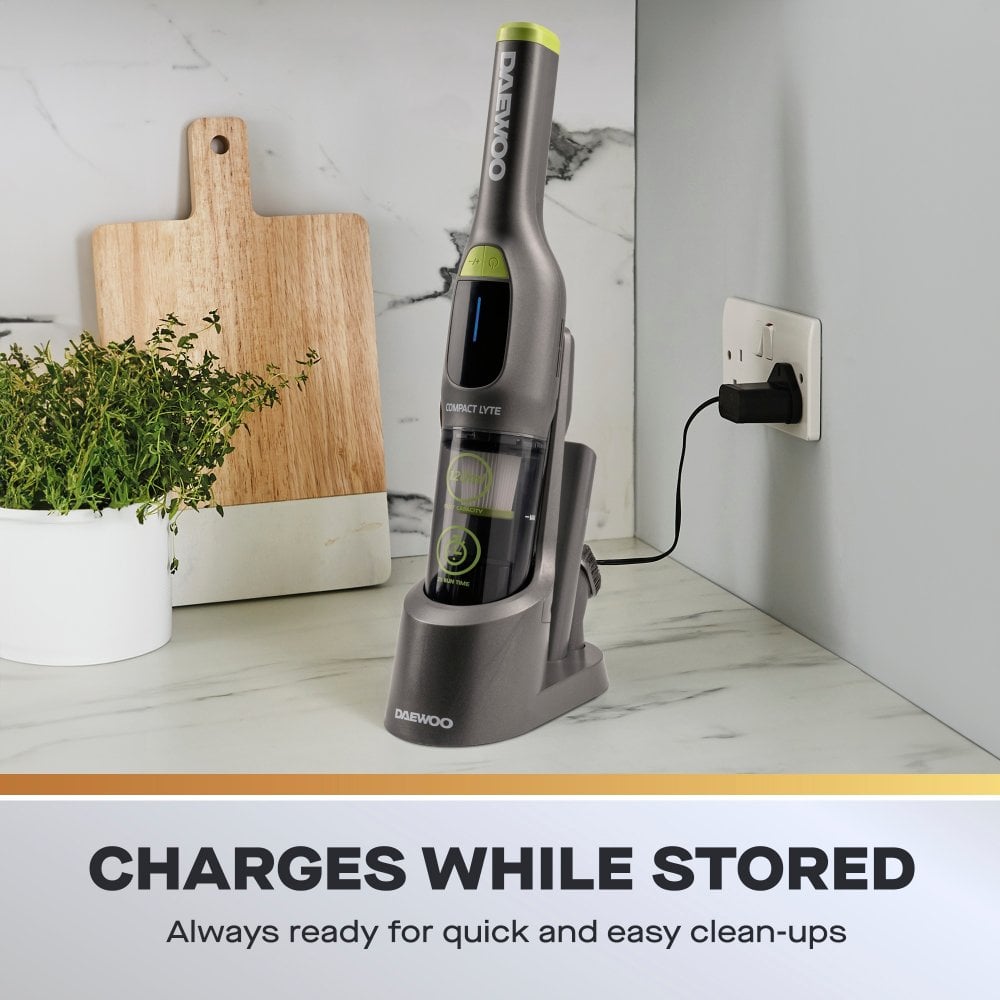 Daewoo 7.4V Compact Lyte Cordless Handheld Vacuum Cleaner