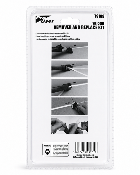 Silicone Remover & Replace Kit with 5 Profiling Guides