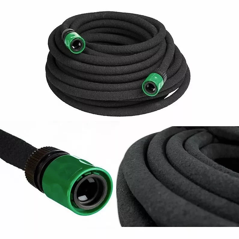 Green Blade 30m x 12.5mm Porous Soaker Hose - Black