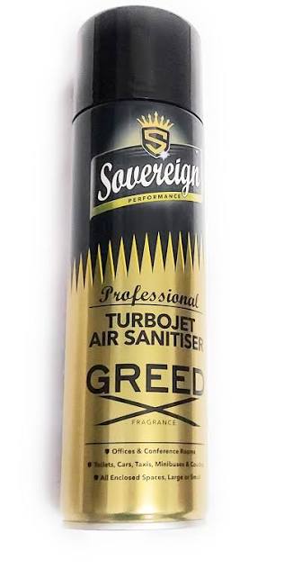 Sovereign Turbojet Air Sanitiser GREED – High Performance Long-Lasting Air Freshener