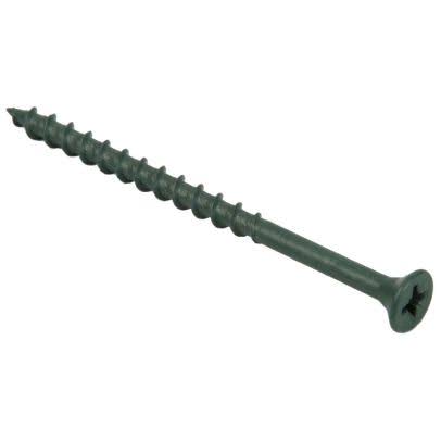 Timber Decking Screws Green Plated