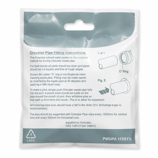 Oracstar Overflow Tee 22mm packaging back view