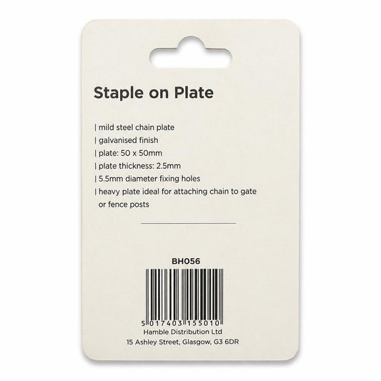 Blackspur Staple on Plate packaging back view