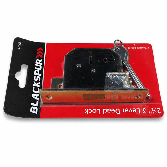 Blackspur 2.5” 3 Lever Dead Lock packaging side view