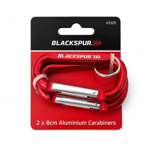 Blackspur AS205 Carabiners lying on a table