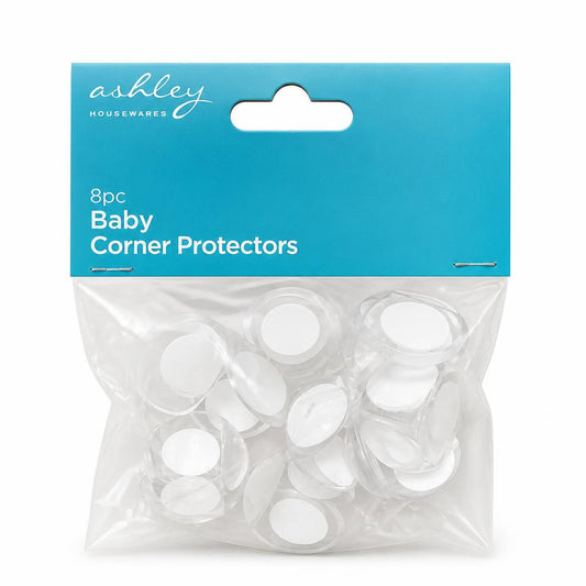 Back of the Ashley Housewares Baby Proofing Corner Guard Set packaging