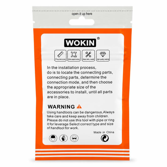 WSKTRO 6.5mm to 2RCA Audio Adapter back packaging