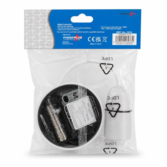 PowerPlus 6 Inch Pendant Set back packaging with specifications