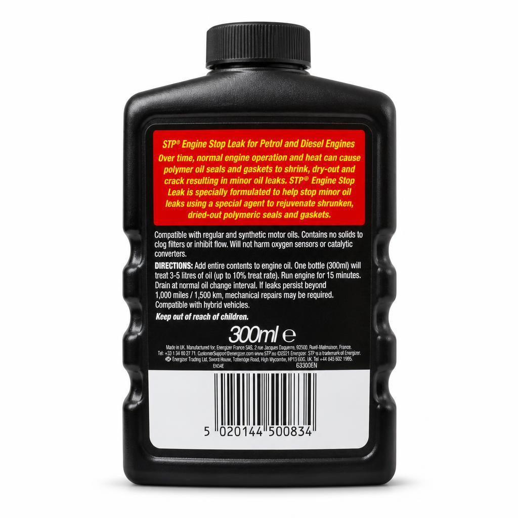Back label with directions and safety information