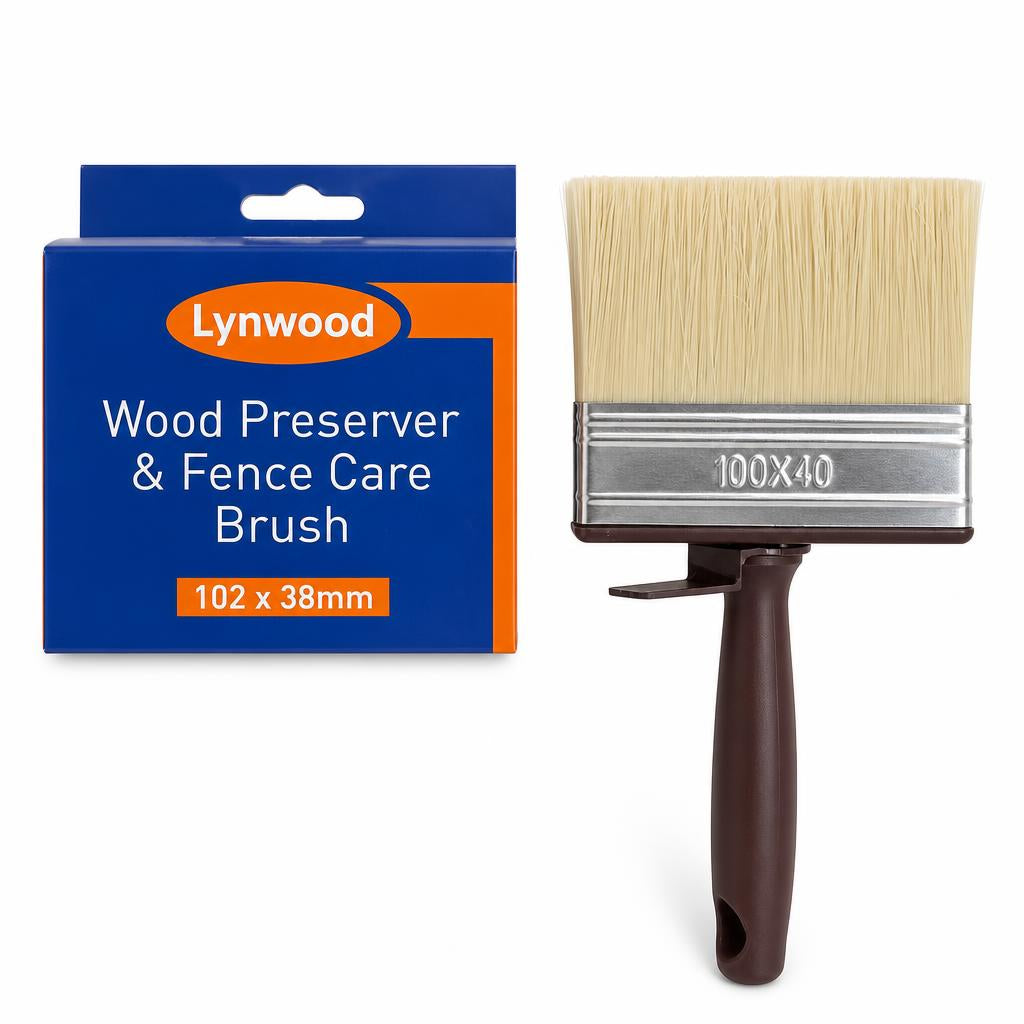 Lynwood Wood Preserver & Fence Care Brush with bristles