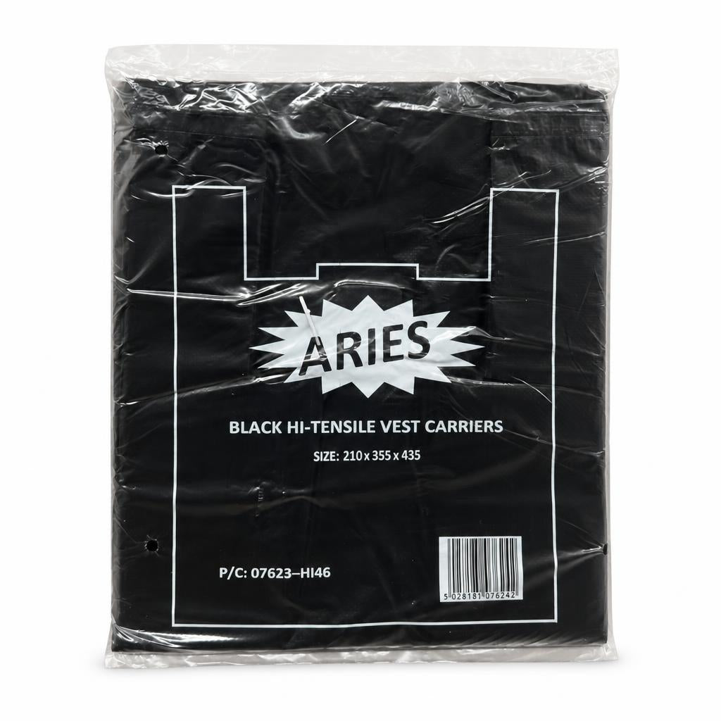Aries Black Hi-Tensile Vest Carriers front view