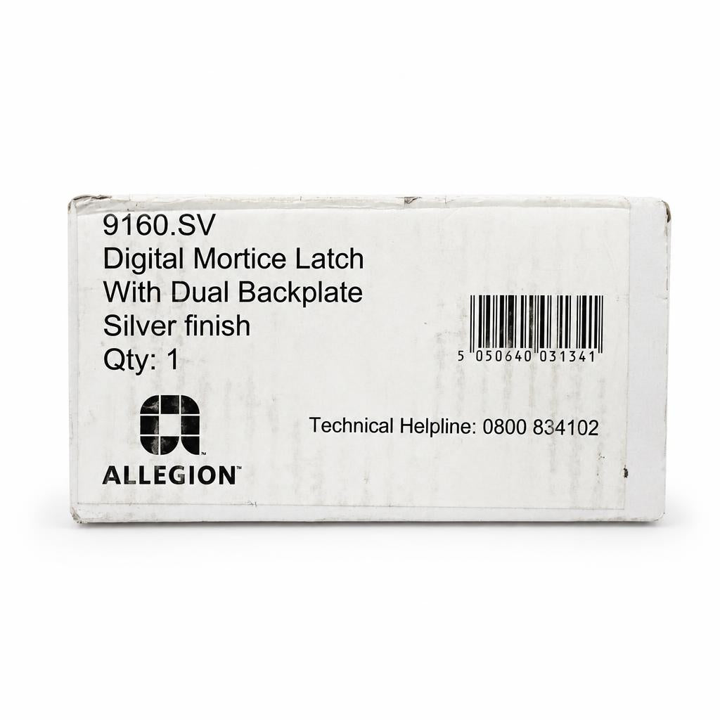 Briton Push Button Mechanical Lock box side with barcode