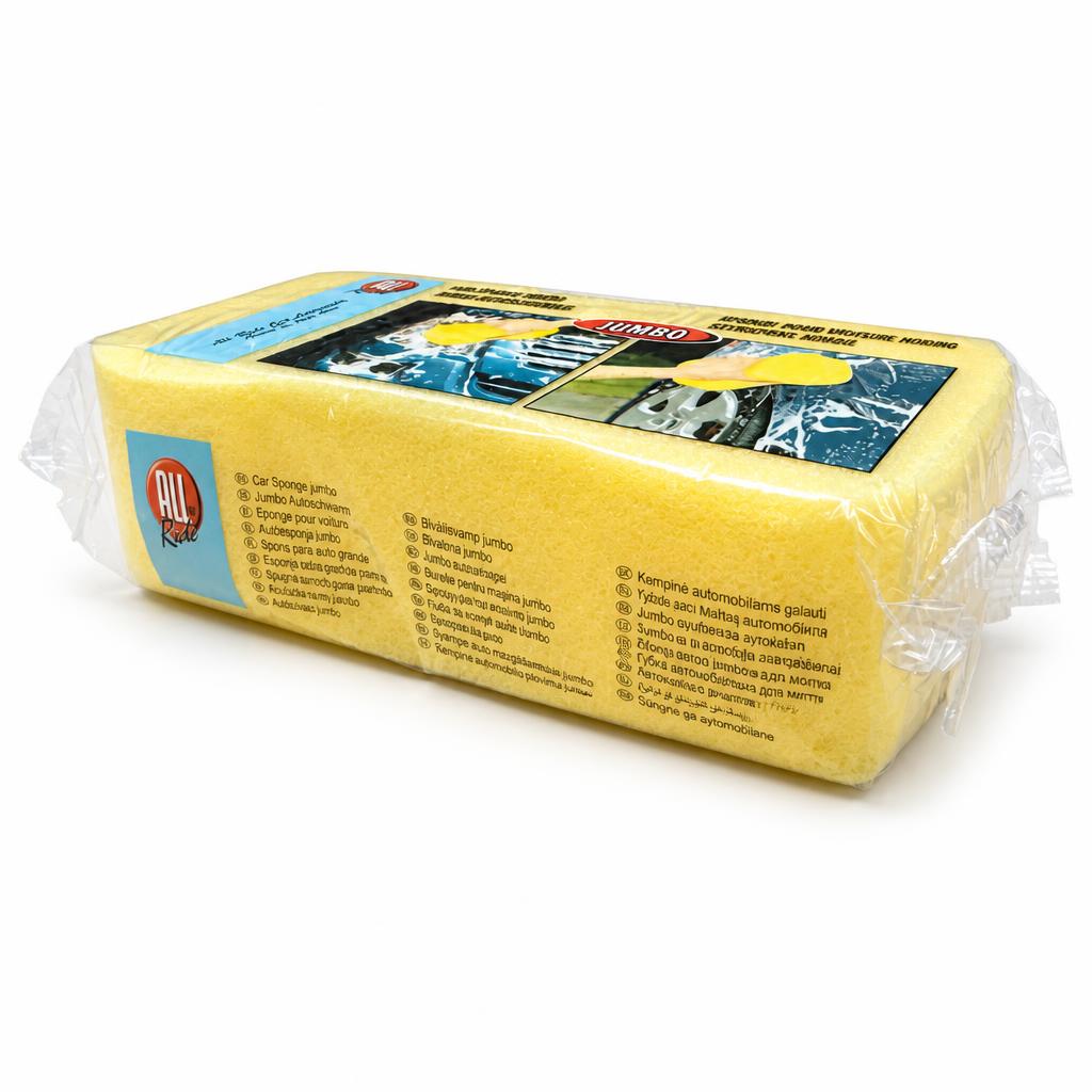 Side view of All Ride Car Sponge Jumbo packaging
