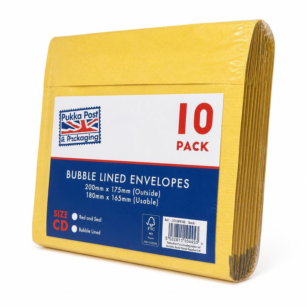 Side view of Pukka Post Bubble Lined Envelopes