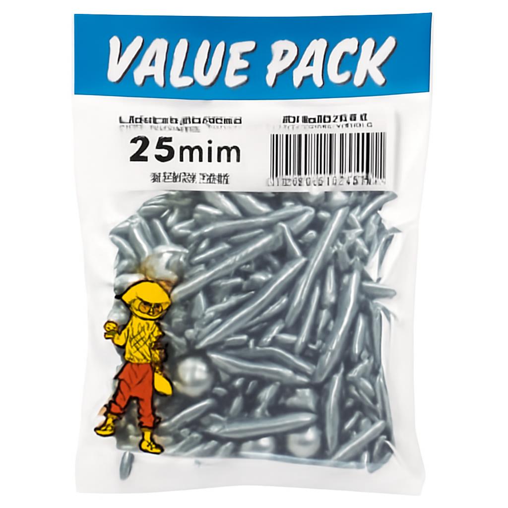 Close-up of Xtra Galvanised Clout Nails packaging