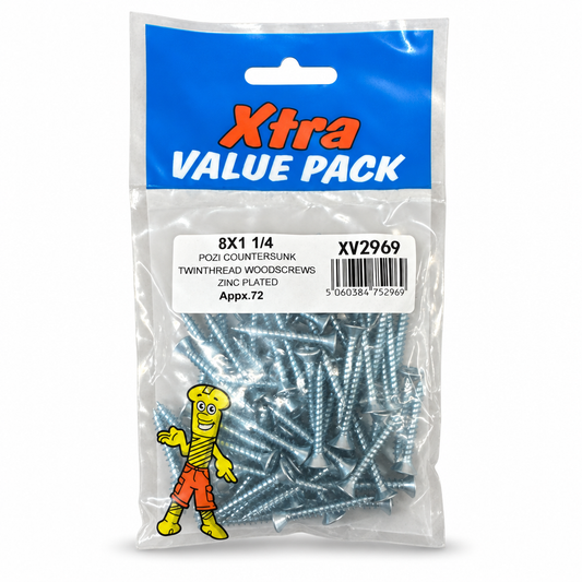 Xtra Wood Screws pack showing size and quantity