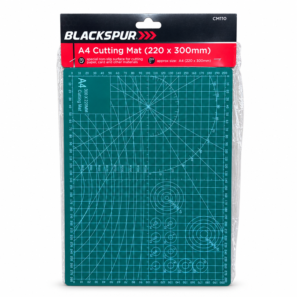 Blackspur A4 Cutting Mat reverse packaging