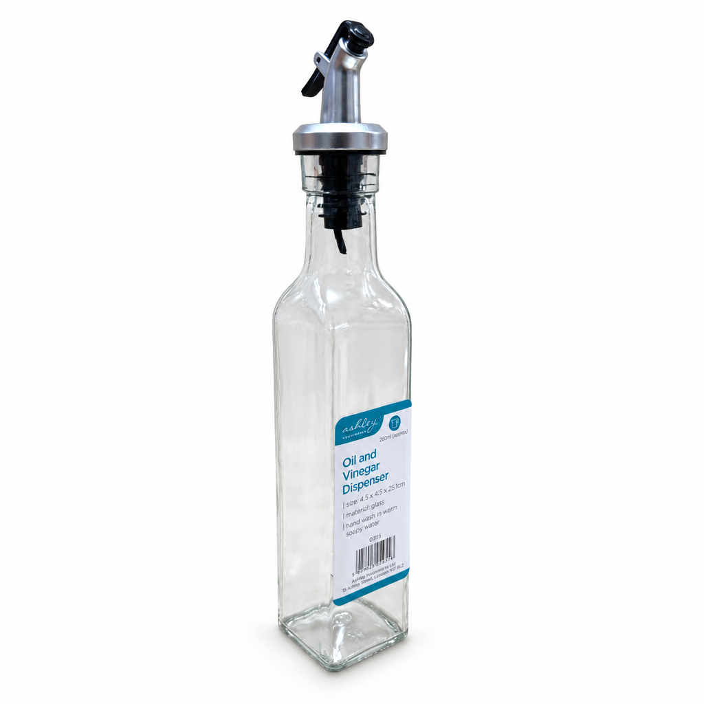 Ashley Oil and Vinegar Dispenser back view