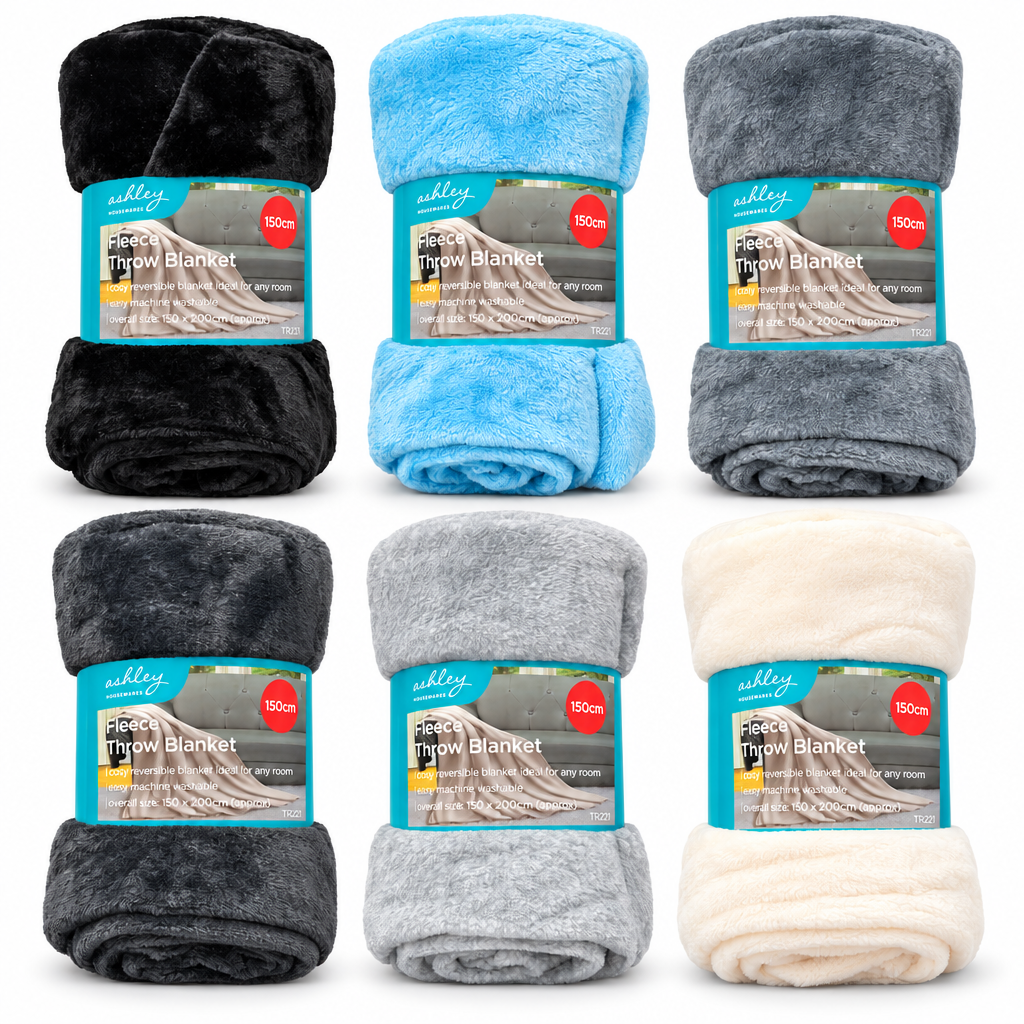 Fleece Throw Blanket assortment